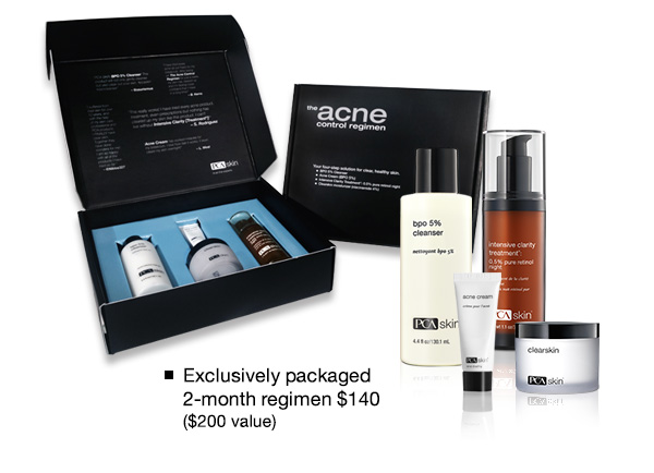 pca acne control regimen